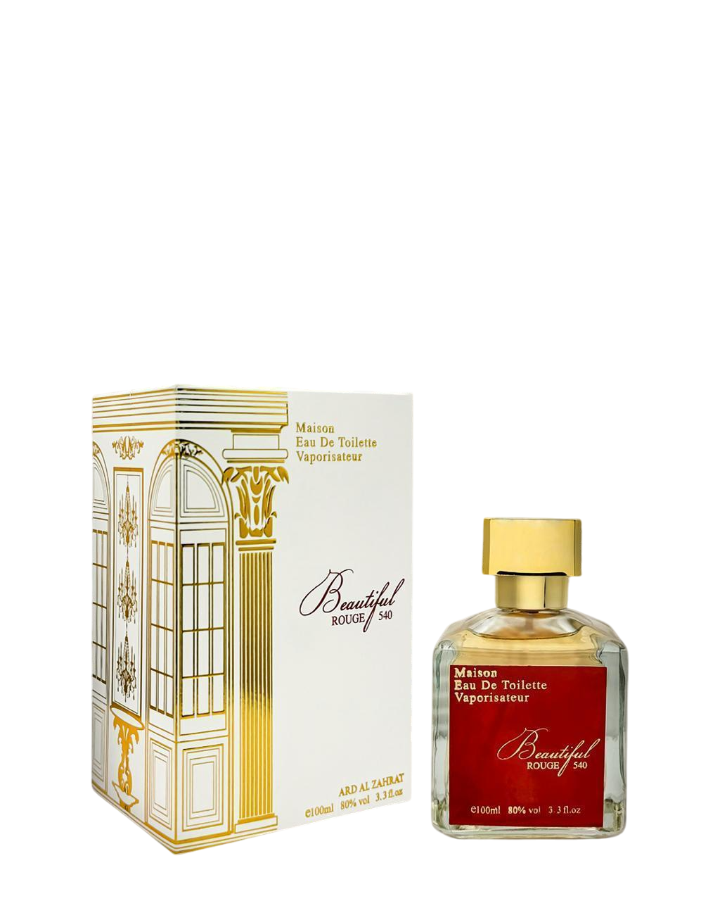 Beautiful Rouge 540 by Ard Al Zahrat Eau De Toilette - 100ml
