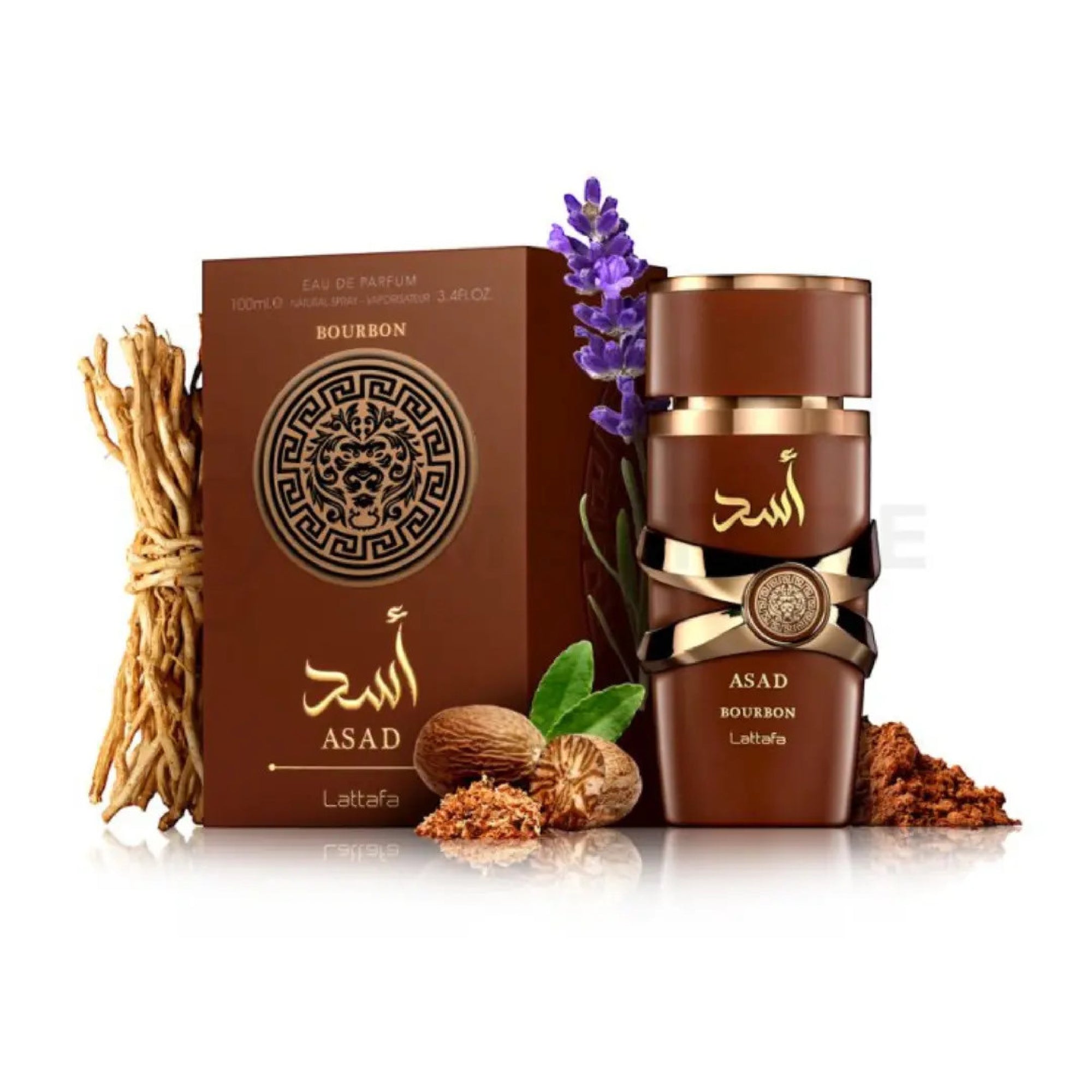 Lattafa Asad Bourbon Men’s Eau de Parfum 100ml - Fragrance for Him
