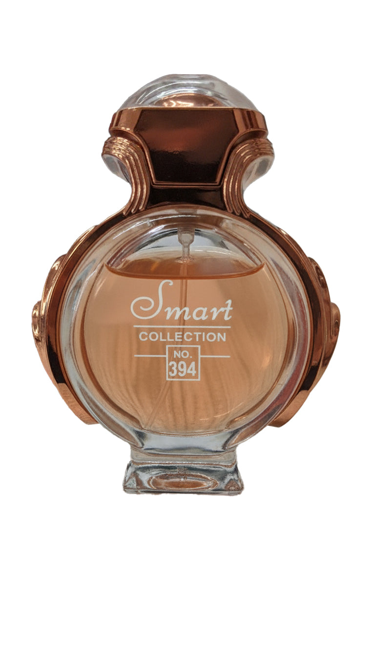Perfume bottle with 'Smart Collection' label on a white background